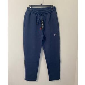 NWT TLF Apparel Men’s Navy Athletic Jogger Pants Size Medium